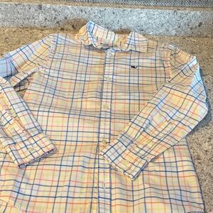 Vineyard Vines Performance Spring Tattersall Button Down Shirt